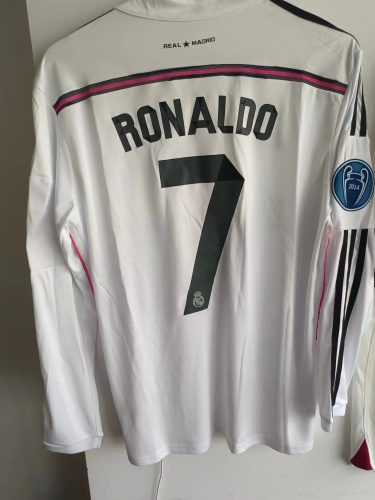 Real Madrid 2014-15 Home Retro L/S Jersey photo review