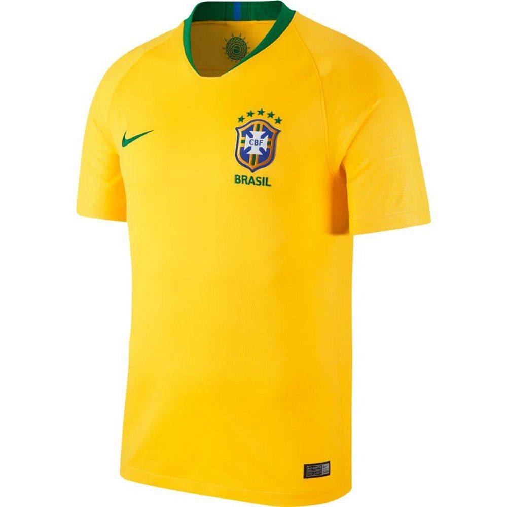 Brazil national team 2018 World Cup home and away jerseys
