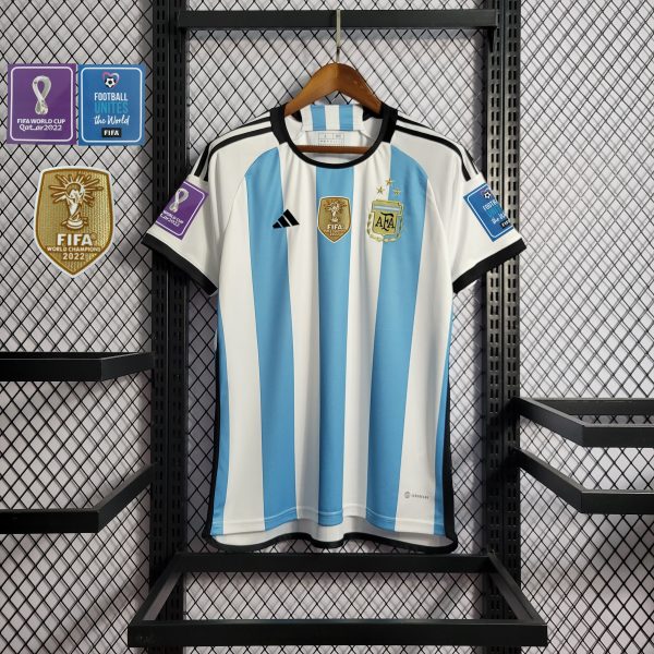 2022 World Cup 3-star Argentina Home Jersey